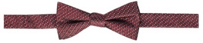 men's red bow tie