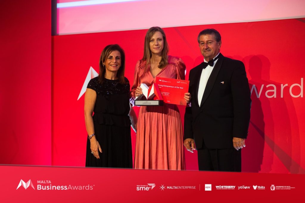 Take-off CEO Alona Andruk wins Young Entrepreneur of the Year award for 2022