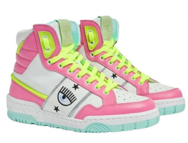 pink hightop sneakers