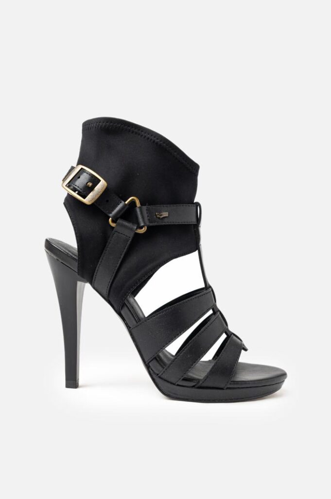 women's black high heel