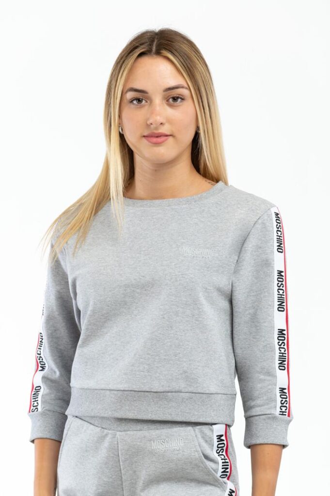 women's grey pullover sweatshirt